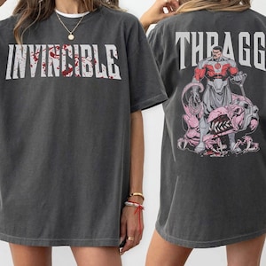 Comfort Colors® Invincible Thragg Shirt Superhero tee, Anime Comic