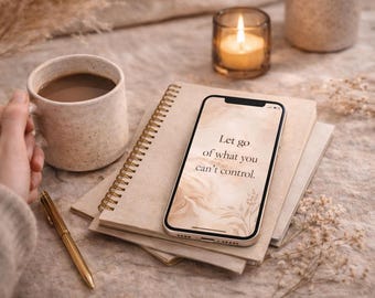 Instagram Quote Templates | 50 Motivational Posts, Neutral Style (Digital Download)