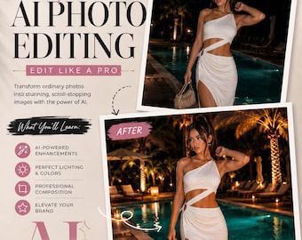 Pro Editing Guide | Enhanced Images (Digital E-Book) Learning Photography Editing like a professional