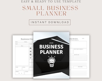 Small Business Planner, Entrepreneur Journal, Goal Tracker