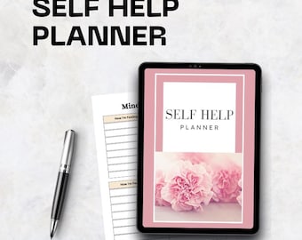 Self Help Planner, Personal Growth Journal, Goal Setting Planner, Productivity Planner, Mindfulness Planner, Motivation Journal