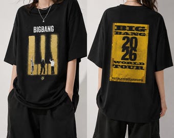 Big Bang K-pop T-shirt, BIGBANG Shirt, Men's and Women's Sizes