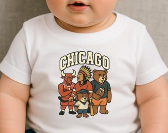 Chicago Sports Mascots Infant Tee City Pride Baby Shirt