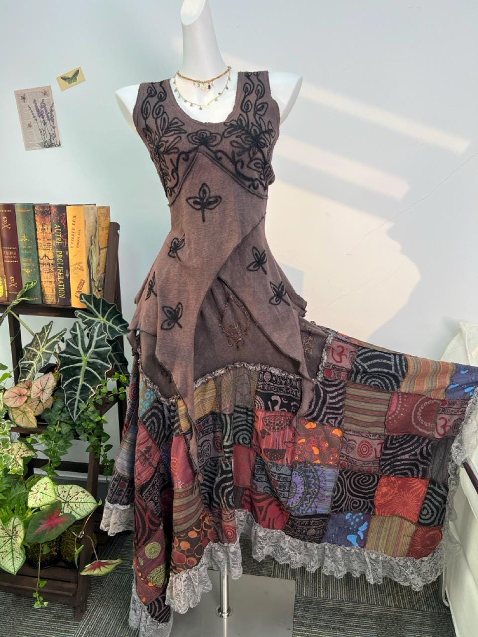 Lace Patchwork Dress - Etsy