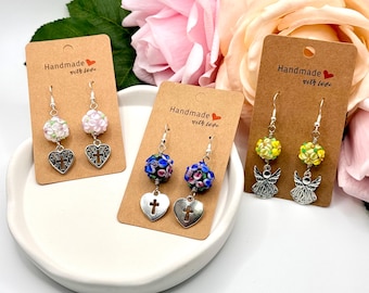 Murano Glass Earrings: Handmade Wire Wrapped - Hypoallergenic Charm