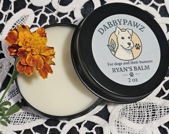Organic Paw and Nose Balm for Dogs & Humans, Healing Salve