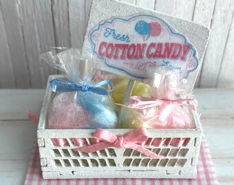 Miniature Cotton Candy Basket
