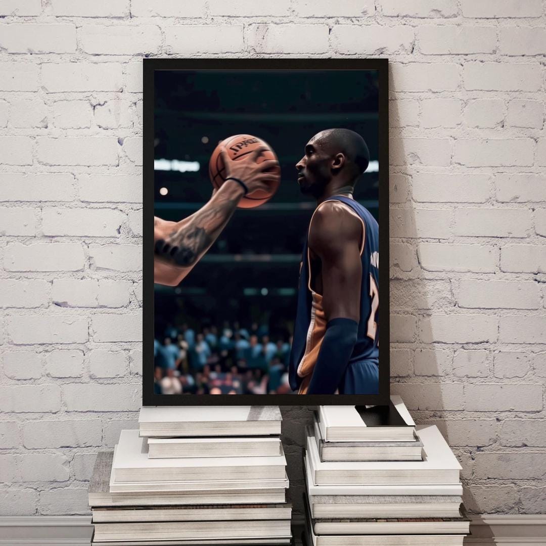 Kobe Bryant 'no Flinch' Art Print – Mamba Mentality, Lakers Decor