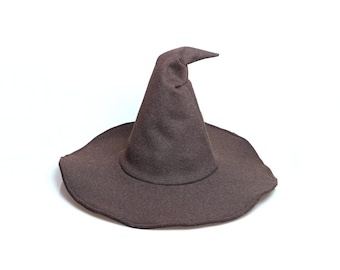 Casual wizard hat,Women cosplay hat,Witch hat,Halloween wool gothic hat,Hedge witches hat