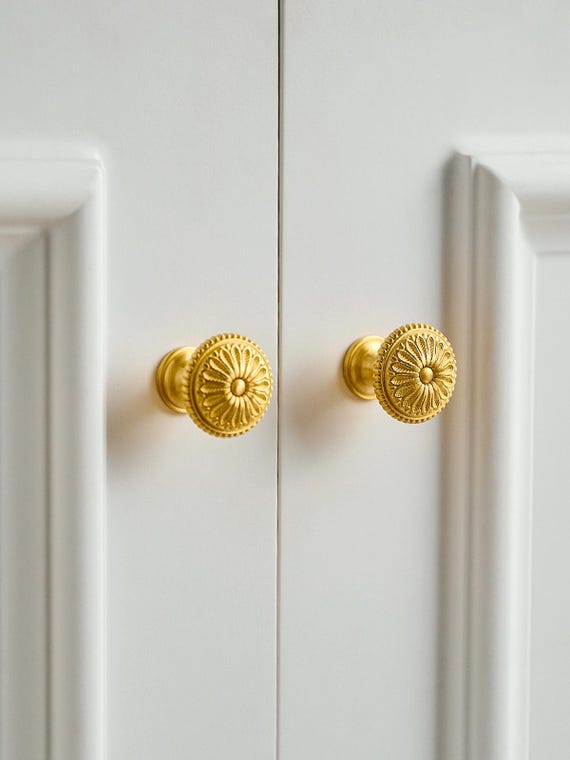 green emerald velvet dress Gold Metal Bow Cabinet Knobs