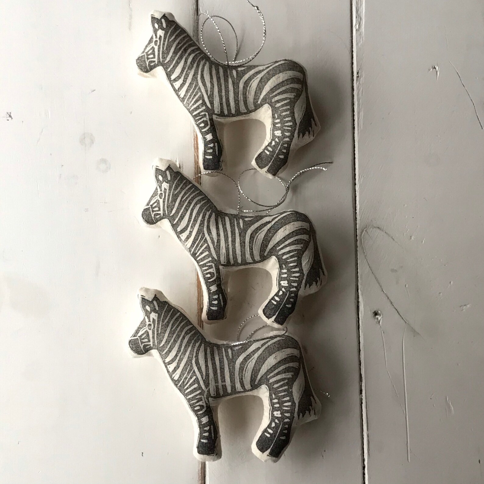 Zebra decoration block printed decoration block print zebra Etsy