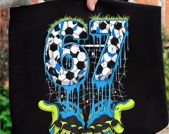 Soccer 67 Six Seven Funny Gen Alpha Meme Drip Png, Soccer 67 Meme Png, Funny Gen Alpha Drip Png Design, Cool Football Meme Png