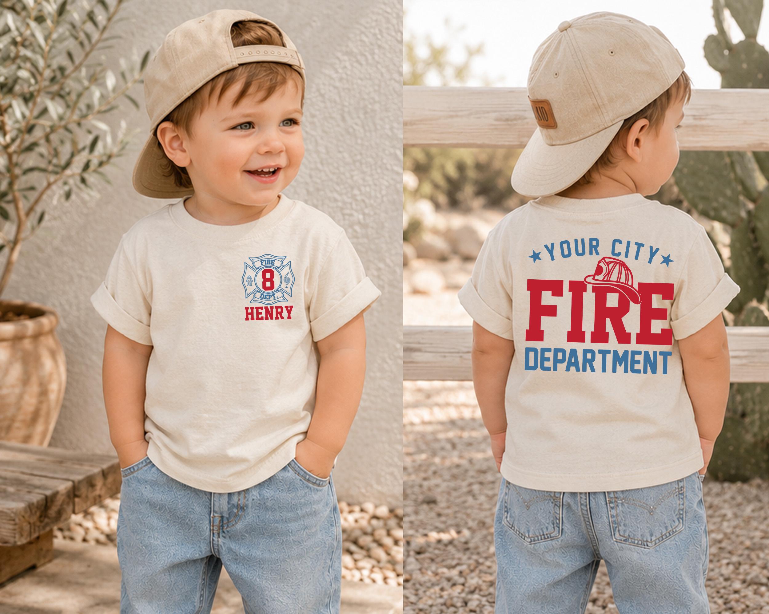 Baby Fireman Shirt - Etsy