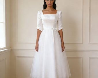 sachin and babi light blue dress White Dresses Knee Length