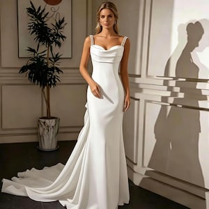 how to shorten a chiffon bridesmaid dress KissProm main image 1