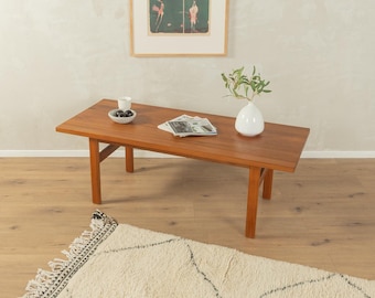 Massivholz Couchtisch, minimalistischer Stil, Dänische Möbel, 60er, Vintage
