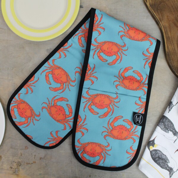 Crabs Oven Mitts Etsy