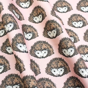 Hedgehog upholstery fabric by the metre