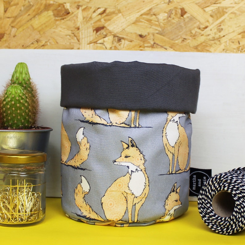 Fox Storage Basket Toy Box Bedroom Organiser image 3