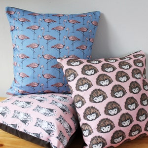 Pink Hedgehog Handmade Cushion image 2