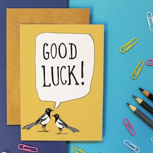 Good Luck Card - New Job Card - Goodbye Card