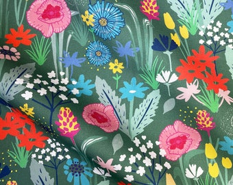 Wildflower upholstery fabric available by the metre