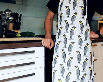 Penguin apron - Christmas Apron - Kitchen Apron