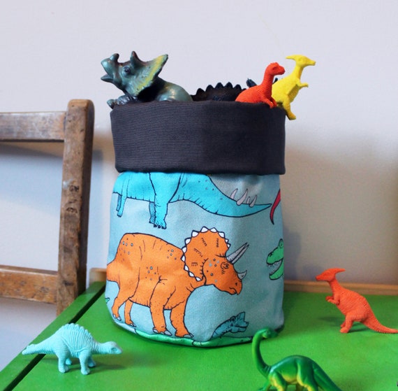 dinosaur storage basket