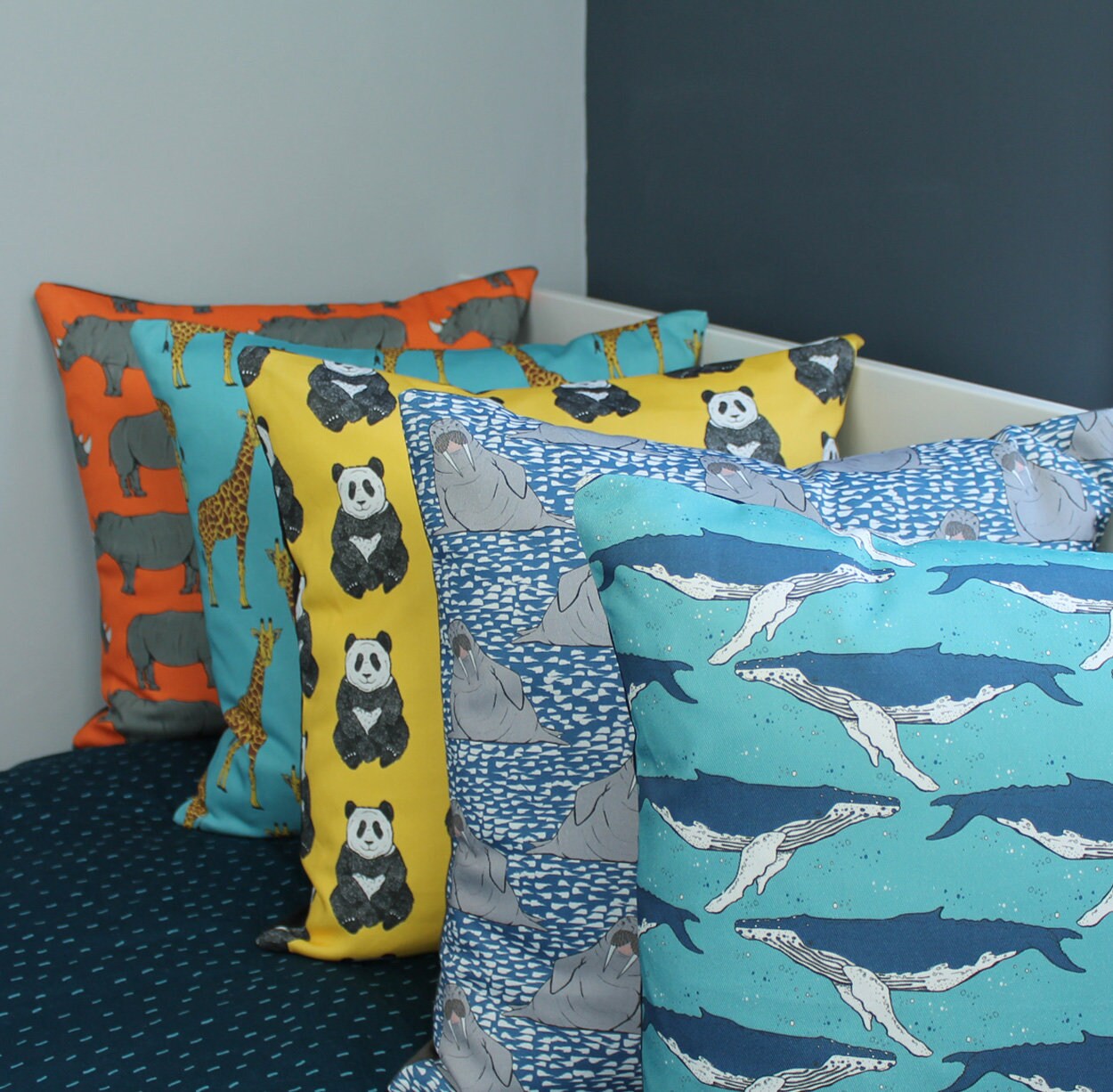 Masilo Organic Shape Cushion - Peekaboo Panda main image 0