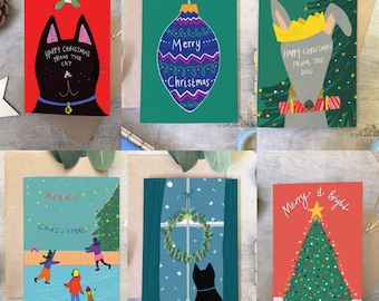 Christmas Card Pack - Weihnachtskartenbündel