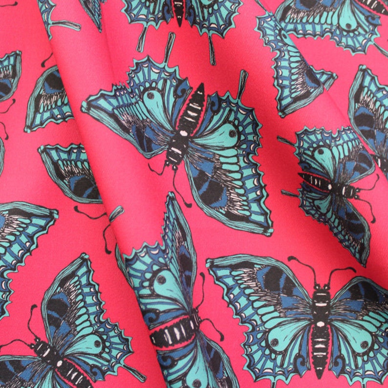 Butterfly Upholstery Fabric Available by the Metre. Etsy