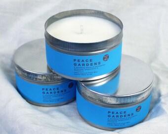 Eukalyptus Geranien-Kerze: Handgefertigte UK-Reisedose, beruhigende Aromatherapie