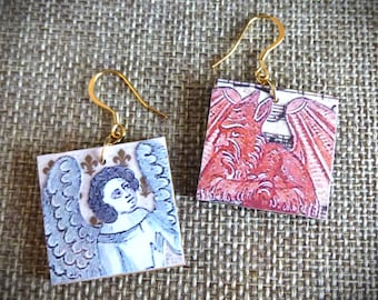 Angel vs Devil Earrings