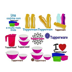 Water Bottle embroidery design bundle - Kitchen machine embroidery designs pattern- Tupperware embroidery file- instant download pes dst jef