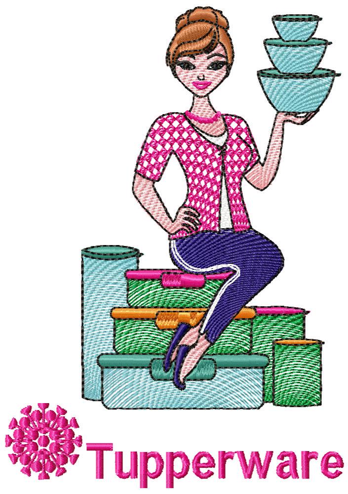 Tupperware Border Design Tupperware Embroidery Design Bundle - Bottles Machine Embroidery ...