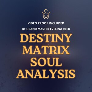 Destiny Matrix Soul Analysis, Birth Chart Reading, Personalized Guidance (PDF Report)