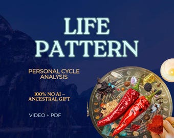 Life Pattern Tarot Reading – Personal Cycle Analysis & Spiritual Guidance (Video + PDF)
