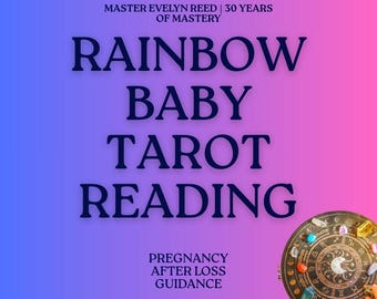 Rainbow Baby Tarot Reading,  Fertility Astrology Report, Conception Prediction, New Mom Spiritual Gift PDF
