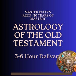Old Testament Astrology Reading: Biblical Destiny, Soul Mission image 1