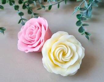Rose Austin (M size) 3D mold Silicone Mold: Soap, Candle, Plaster Casting. Easy Demolding