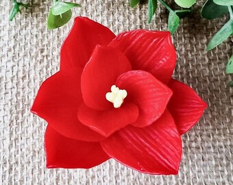 Amaryllis Flower 3D Silicone Mold: Soap, Candle, Plaster Casting. Easy Demolding