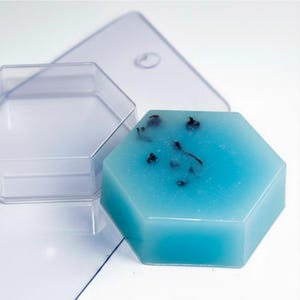 Esagono / Grande nido d'ape. Stampo in plastica per sapone, cioccolato, gesso, gesso, Jesmonite, acrilico, Keraflott