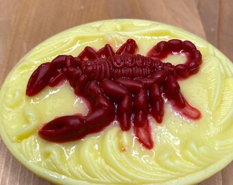 Scorpion 2D-siliconenvorm: voor kaarsen, zeep en pleisterwerk. Flexibele zachte mal, eenvoudig uit de vorm te halen