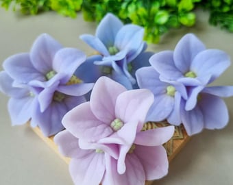 Hydrangea 3D mold Silicone Mold: Soap, Candle, Plaster Casting. Easy Demolding