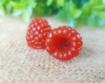 Raspberry 2 pcs. 3D Silicone Mold: For Candles, Soap, Plaster Casting. Easy Demolding