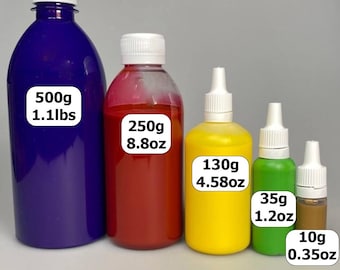 LIQUID MICA Soap colors box 6 pcs | Non-Bleeding Soap DYE | Colorant | Pigment  | Non bleeding