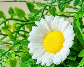 Chamomile Daisy flower 3D Silicone Mold: Soap, Candle, Plaster Casting. Easy Demolding