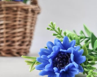 Сornflower 3D Silicone Mold: Soap, Candle, Plaster Casting. Easy Demolding