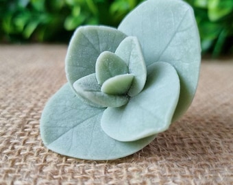 Eucalyptus leaves 3D Silicone Mold: Soap, Candle, Plaster Casting. Easy Demolding