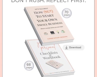 Start Your Small Business in 2026 – Book Guide + Checklist Workbook Bundle (PDF)